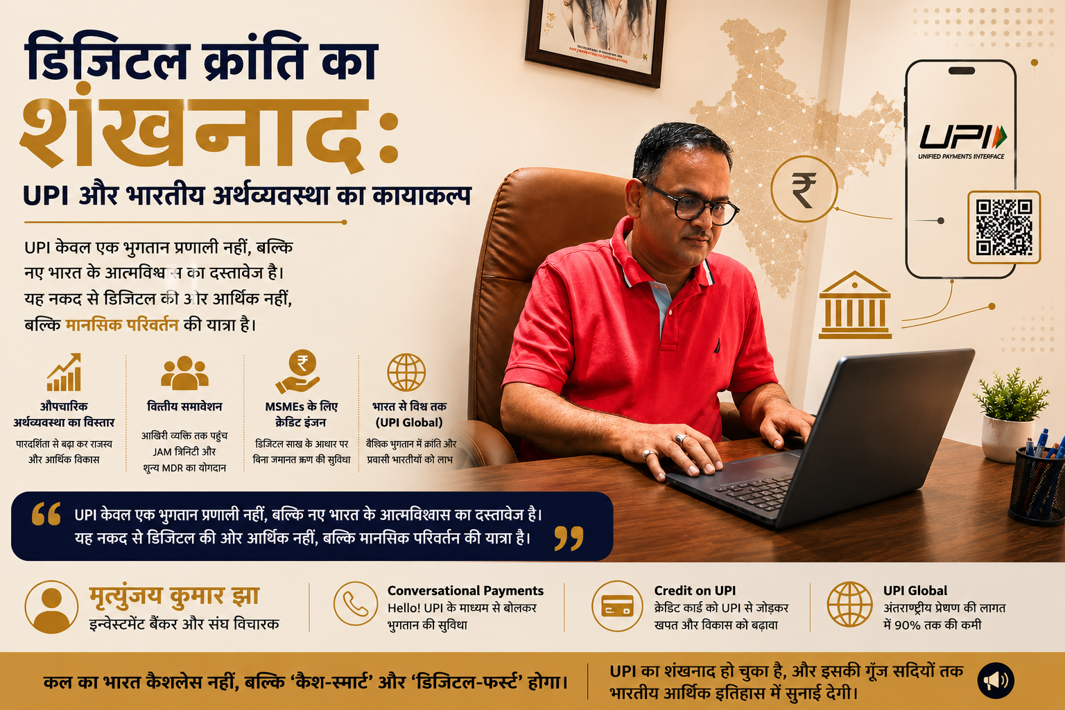 डिजिटल क्रांति का शंखनाद: UPI और भारतीय अर्थव्यवस्था का कायाकल्प।